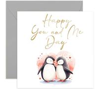Old English Co. Special Wedding Anniversary Card for Husband or Wife - 'You and Me Day' First Anniversary Card - Fiance Anniversary Card for Him Her - Wife or Husband To Be | Blank Inside