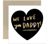 Old English Co. We Love You Daddy Father's Day Card from Young Children - Father's Day Card from Baby - Special First Father's Day Card for Him - New Dad Birthday Card | Blank Inside