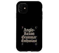 Old English Runic Alphabet Anglo-Saxon Linguist Gift Case for iPhone 11