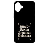 Old English Runic Alphabet Anglo-Saxon Linguist Gift Case for iPhone 16 Plus