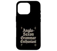 Old English Runic Alphabet Anglo-Saxon Linguist Gift Case for iPhone 16 Pro