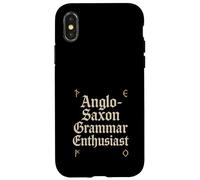 Old English Runic Alphabet Anglo-Saxon Linguist Gift Case for iPhone X/XS