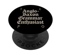 Old English Runic Alphabet Anglo-Saxon Linguist Gift PopSockets Adhesive PopGrip