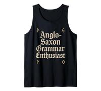 Old English Runic Alphabet Anglo-Saxon Linguist Gift Tank Top