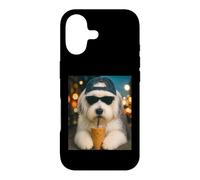 Old English Sheepdog Drinking Iced Coffee Funny Dog Lover Case for iPhone 17