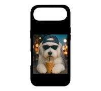 Old English Sheepdog Drinking Iced Coffee Funny Dog Lover Case for iPhone Air