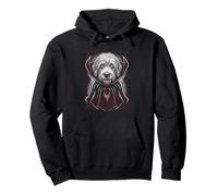 Old English Sheepdog Halloween Dracula Vampire Pullover Hoodie