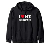 Old English Sheepdog I Love My Bobtail Zip Hoodie