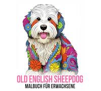 Old English Sheepdog Malbuch für Erwachsene