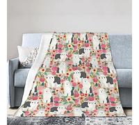 Old English Sheepdog Pattern Blanket Warm Flannel Fleece Plush Soft Sofa Throw Blanket As Bed Cover/Bed Sheets 125 X 150 cm