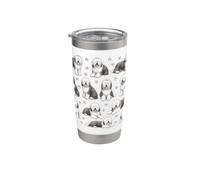 Old English Sheepdog Pattern OES Dog Mom Stainless Steel Insulated Tumbler