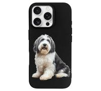 Old English Sheepdog Printed Phone Case Slim Cute Cellphone Protective Cover Unisex Compatible with 16/16 Plus/16 Pro/16 Pro Max/16 E
