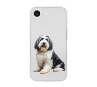 Old English Sheepdog Printed Phone Case Slim Cute Cellphone Protective Cover Unisex Compatible with 16/16 Plus/16 Pro/16 Pro Max/16 E