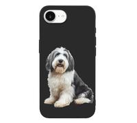 Old English Sheepdog Printed Phone Case Slim Cute Cellphone Protective Cover Unisex Compatible with 16/16 Plus/16 Pro/16 Pro Max/16 E