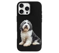 Old English Sheepdog Printed Phone Case Slim Cute Cellphone Protective Cover Unisex Compatible with 16/16 Plus/16 Pro/16 Pro Max/16 E