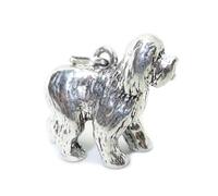 Old English Sheepdog sterling silver charm .925 x 1 Sheep Dogs charms