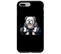 Old English Sheepdog Weightlifting Bodybuilder Workout Gym Case for iPhone 7 Plus/8 Plus