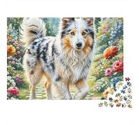 Old English SheepdogJigsaw Puzzle AnimalEco Friendly Paper Adults Decompression Brain Training Home Decor Xmas Gift 1000 Pieces 70x50cm/1000pcs