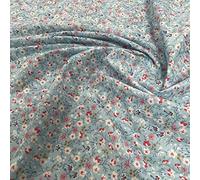 Old English Traditional Floral Polycotton Fabric Material Sold Per Metre 114cm Wide - ONE METRE