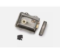 Old English Victorian Style Rim Bathroom Bedroom Lock Latch Pewter/Brass Snib AB Hardware