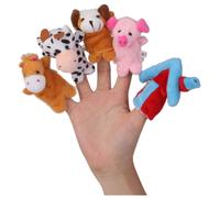 Old Farm Animals Finger dolls Children Toys 10pcs
