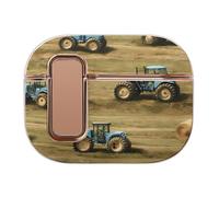 Old Farm Tractors Hay Bales Trees Headphone & Earphone Cases Compatible with Airpod Pro Scratch-Resistant PC Protective Cover with Secure Buckle