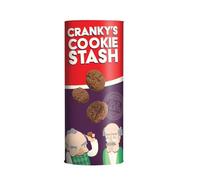 Old Farts Club - Cranky's Cookie Stash Triple Choc Biscuits, 150g Tin