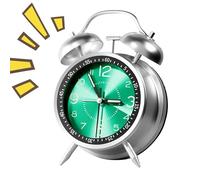 Old Fashioned Alarm Clock | Old Fashioned Analog Alarm Clock,Rechargeable Metal Body With Double Bell For Girls Teens Kids