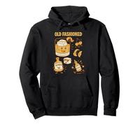 Old Fashioned Cocktail Ingredients for Bourbon Drinkers Pullover Hoodie