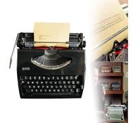 Old Fashioned Machinery Typewriter Manual Retro English,Traditional Mechanical,for Notes Letters or Creative Writing