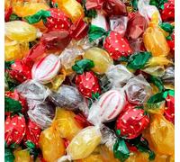 Old-School Hard Candy Assortment - 2 Pound Bulk Pack (About 180 Count) - Cinnamon, Strawberry, Peppermint, Butterscotch, Fruit Flavors