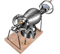 Old Fashioned Popcorn Machine, 304 Stainless Steel Mini Popcorn Popper, High Pressure Grain Amplifier, Hot Air Chinese Popcorn Maker with Pressure Gauge and Pressure Relief Valve(500ml)