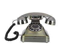 Old-fashioned roulette landline phone Antique Bronze Telephone builtin voice smart chip Portable Home Decoration Telephone A gift for grandma