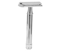 Old Fashioned Shaving Tool for Men | Double Edged Shaving Implement with Long Handle | Smooth & Accurate Shave for Face/Body/Head | Sustainable Zinc Alloy Design