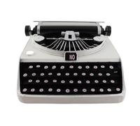 Old Fashioned Typewriter, Typewriter Old Fashioned Antique Typewriter Props Stress Relief Typewriter Ornament Desktop Decor Retro Vintage Typewriter Model for Studios Offices Decor