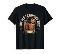 Old Fashioned Way Whiskey Cocktail Vintage Lifestyle T-Shirt