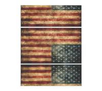 Old Flag Printing Stylish Crystal Stickers,Resin Aesthetic Stickers for Laptop,Skateboard,Water Bottle,Scrapbook