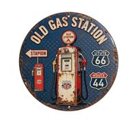 OLD GAS STATION Metal Tin Sign Plaque