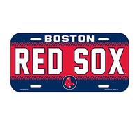 Old Glory Boston Red Sox Plastic License Plate Licensed Sports Merchandise