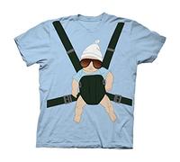 Old Glory Mens Men's The Hangover Baby Carrier T-ShirtXx-Large/Light Blue - XX-Large Light Blue