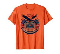 Old Glorys Game Day T-Shirt, Men, Orange, XX-Large