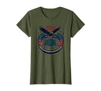 Old Glorys Game Day T-Shirt, Women, Olive Green, XX-Large