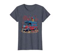 Old Glory's Ice Cream Social T-Shirt, Women, Heather Blue, 3XL