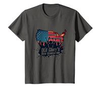 Old Glory's New Generation T-Shirt, Kids, Asphalt, 3 Years