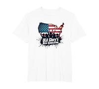 Old Glory's New Generation T-Shirt, Men's Big and Tall, White, 6X Tall