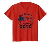 Old Glory's Outfit of The Day T-Shirt, Kids, Red, 4 Years