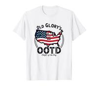 Old Glory's Outfit of The Day T-Shirt, Men, White, S