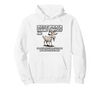 Old Goat I Hate IT When I’M Talking to Myself Sarcastic Pullover Hoodie