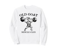 Old Goat Muscle Club Bodybuilding Vintage Style Design Sweatshirt