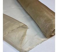 Old Gold 2 Meter Pack Plain Sheer Lightweight Organza Voile Drape Curtain, Wedding, Chair Sash Fabric 150cm Wide